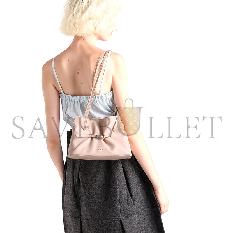 PRADA DADA SMALL NAPPA LEATHER BAG 1BG586 (25*18.5*11cm) 